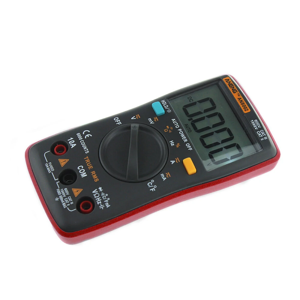 ANENG AN8002 True RMS Multimeter - 6000 Counts | AC/DC Voltage, Current, Temp - Image 4