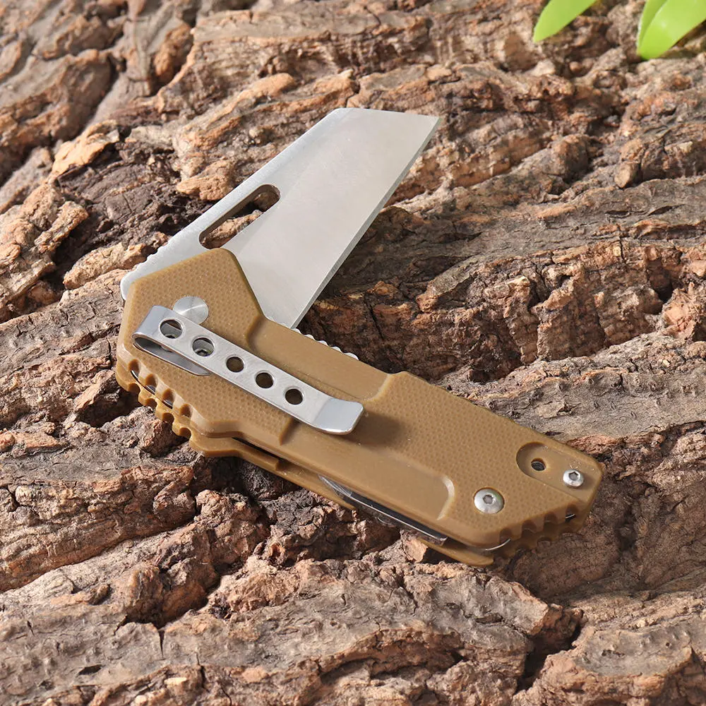 Sanrenmu Multifunctional Folding Tool - EDC Pocket Knife with Bottle Opener & Fruit Cutter - Image 2