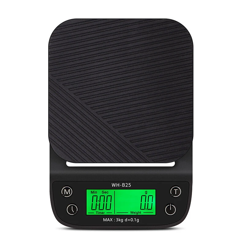 WH-B25L Coffee Scale with Timer - 3kg/0.1g High Precision - Portable Digital Kitchen Scale - Image 4