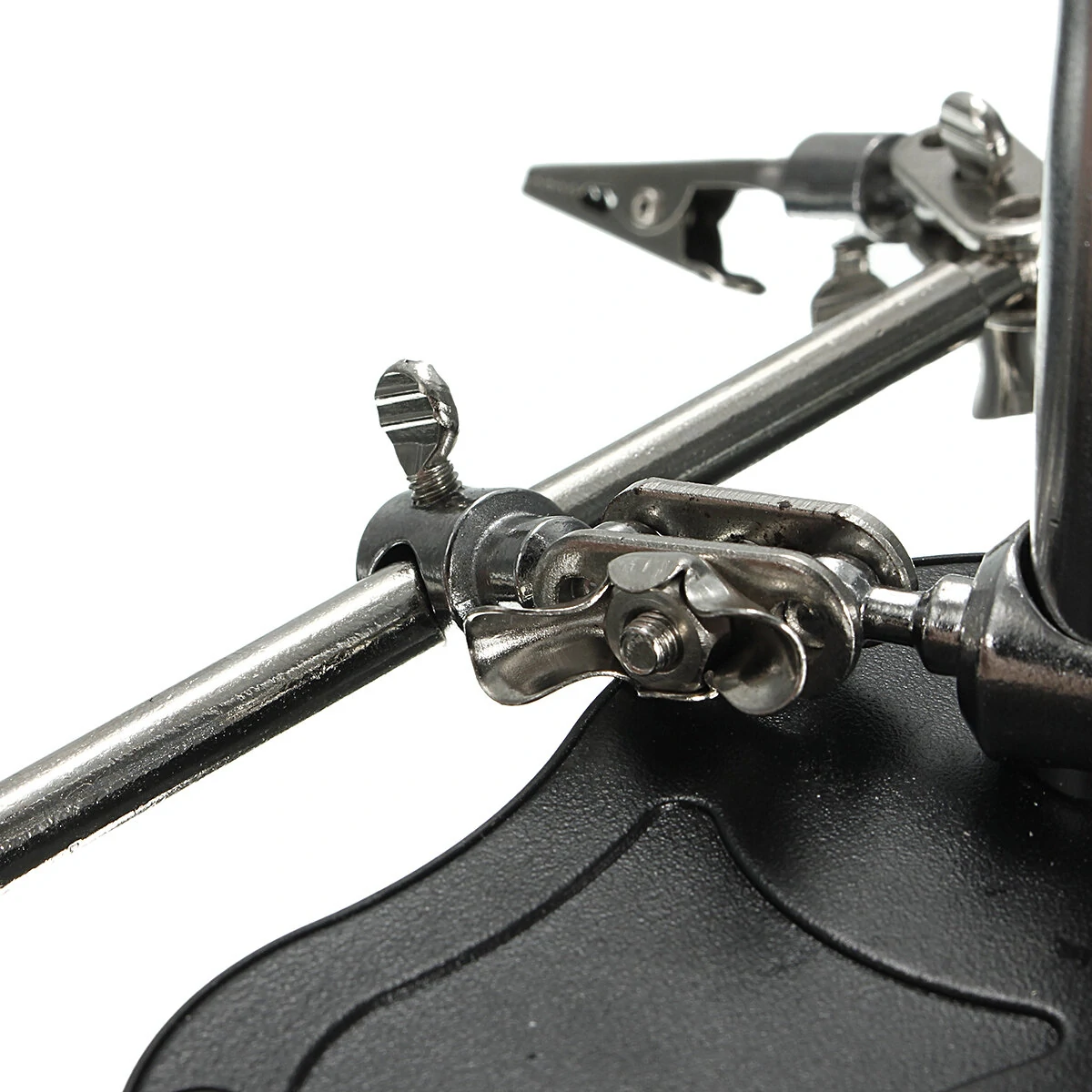 LED Light Soldering Iron Stand Holder Magnifying Glass Magnifier - Image 5