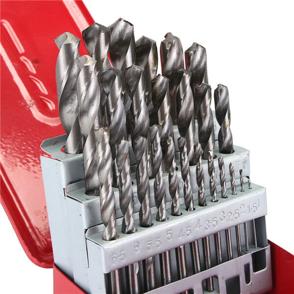 HSS Twist Drill Bit Set - 38pcs 1-13mm for Steel with Storage Case - Image 5