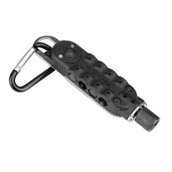 Multi-function Stainless Steel Screwdriver - LED Light & Bottle Opener Repair Tool - Image 5