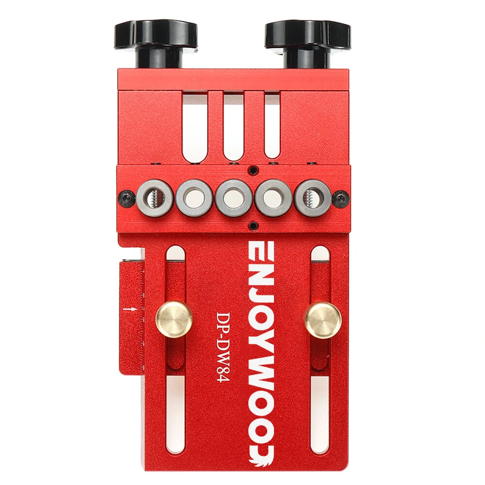 ENJOYWOOD 3-in-1 Adjustable Doweling Jig Kit | Pocket Hole Jig & Drilling Guide - Image 5