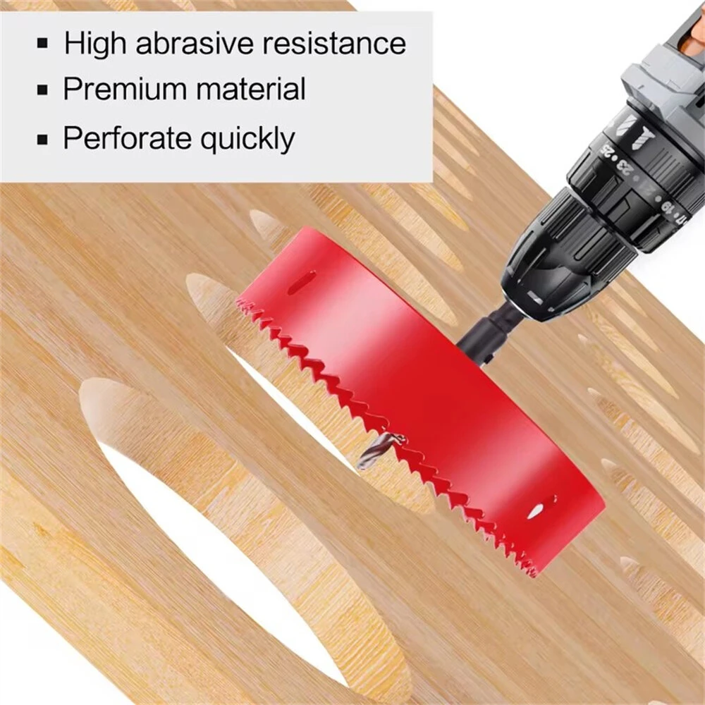 M42 Bi-Metal Hole Saw Set - 6PCS 18-60mm for Metal & Wood | HSS Drill Bit - Image 4