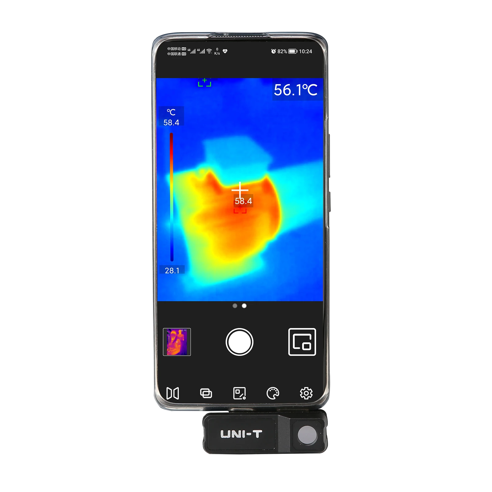 UNI-T UTi120MS Thermal Camera for iOS & Android | 120x90 IR Imager - Image 2