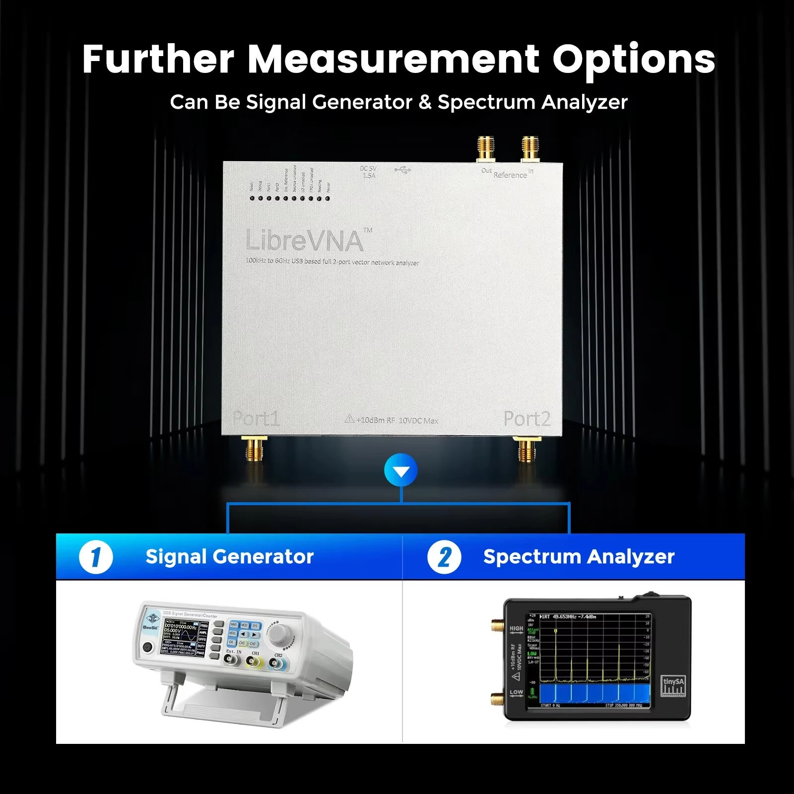 LibreVNA 100kHz-6GHz USB Vector Network Analyzer | 2-Port Professional Antenna Analyzer - Image 3