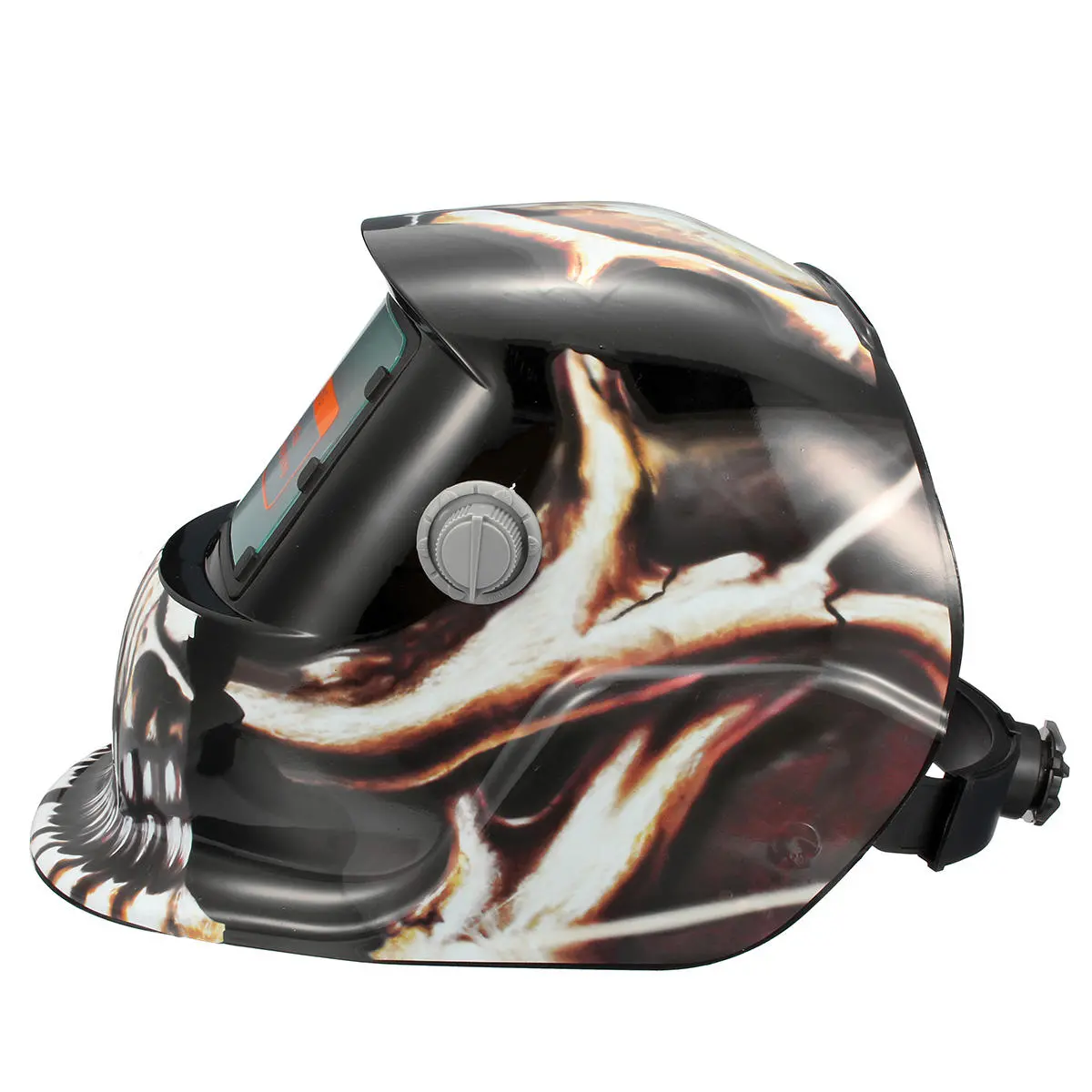 Solar Auto Darkening Welding Helmet - Skeleton Pattern Tig Mask for Grinding - Image 4