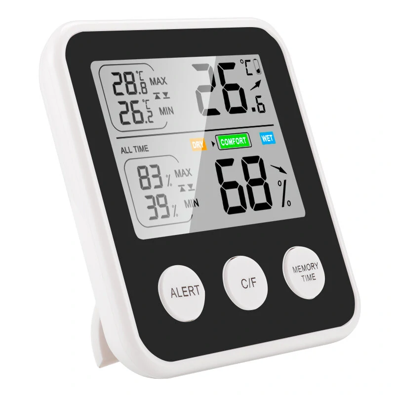 High-Precision LCD Digital Indoor Temperature Humidity Meter | Multi-Functional Household Hygrometer - Image 3