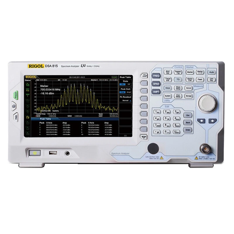 Rigol DSA815-TG Spectrum Analyzer | 9kHz-1.5GHz with Tracking Generator & Preamp - Image 2