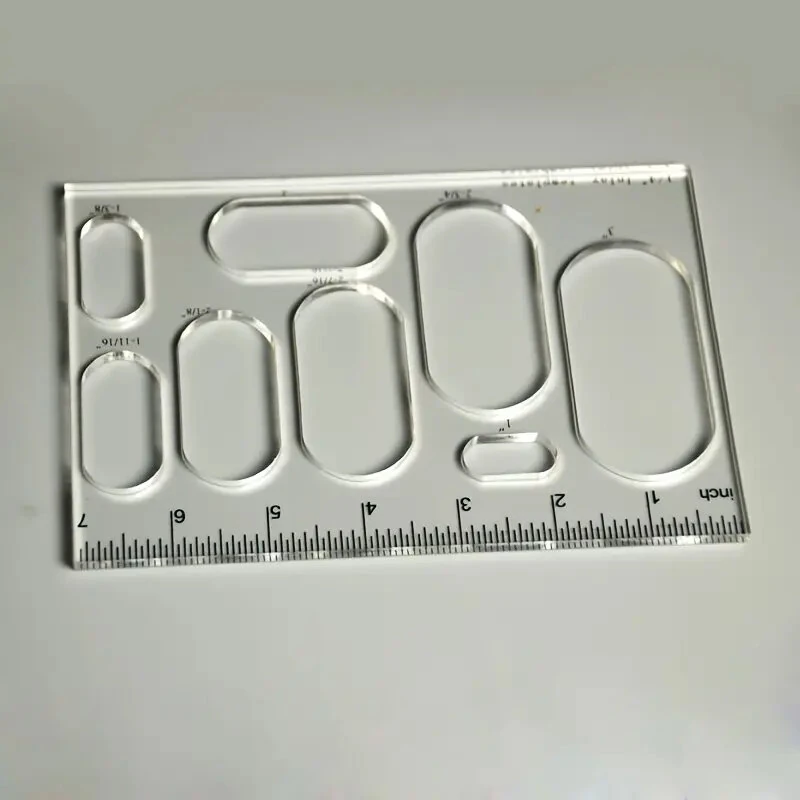 8-in-1 Acrylic Router Template Set | 5mm Thick Oval Nested Templates for Woodworking - Image 4