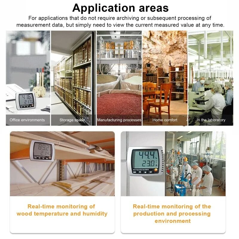 Testo 608-H1 Hygrometer | Precision Sensor for Temperature & Humidity Monitor - Image 4