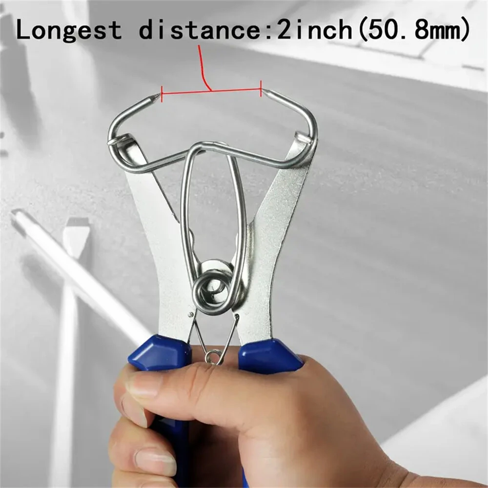 Stainless Steel Spring Clamps Kit | 0-2 Inch Adjustable Plier for Woodworking DIY - Image 5