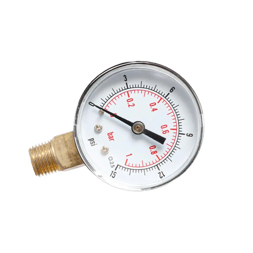 TS-Y504 Pressure Gauge - 52mm Dial | 1/4 BSPT | 15-300 psi Range - Image 5