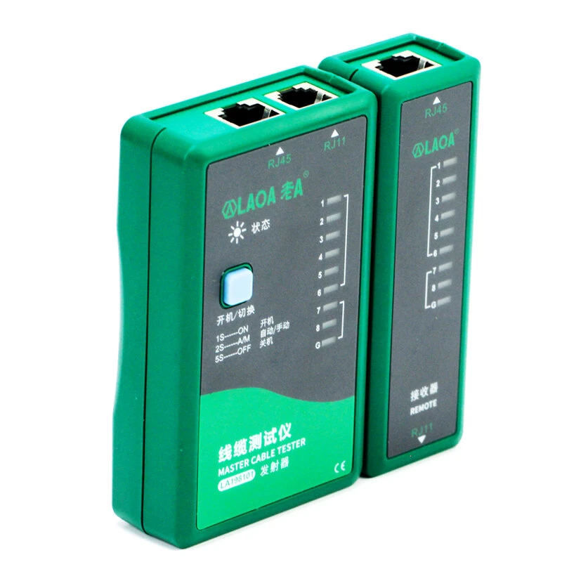 LAOA LA198101 Network Cable Tester | RJ11 RJ45 Telephone Line Detection - Image 2