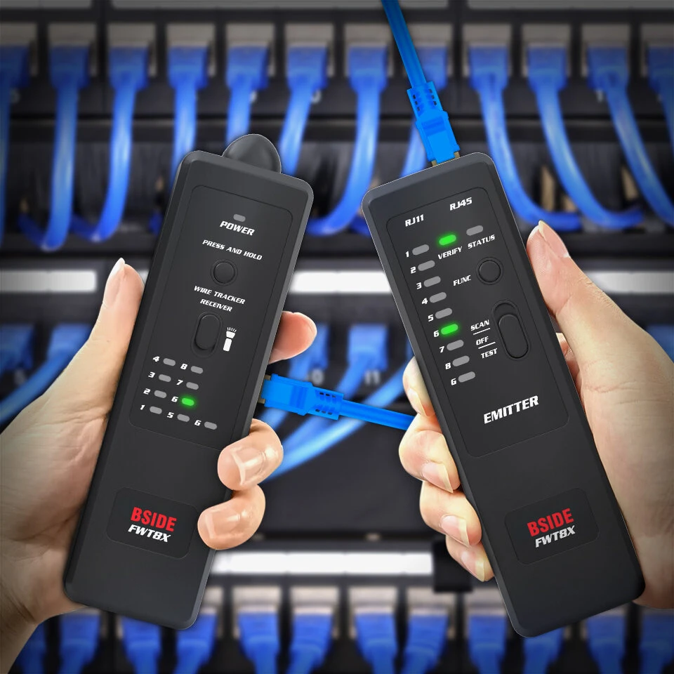 BSIDE FWT8X Network Cable Tracker - RJ11/RJ45 Ethernet Wire Tester & Finder | 60V - Image 5