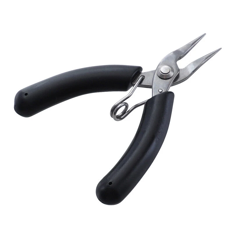 Klein Tools 4-Inch Mini Pliers - Needle, Flat & Curved Nose - Stainless Steel - Image 2