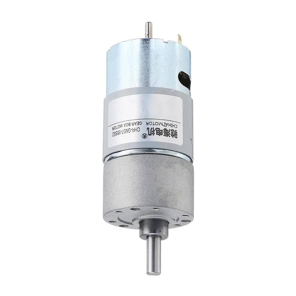 Chihai DC 12V 190RPM Gear Motor - Double Shaft High Torque - Image 4