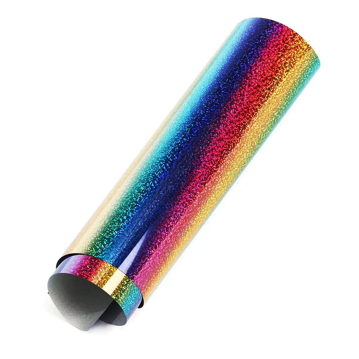 Rainbow Heat Transfer Vinyl | 30x100cm PU Iron-On Film for T-Shirts & Textiles - Image 5