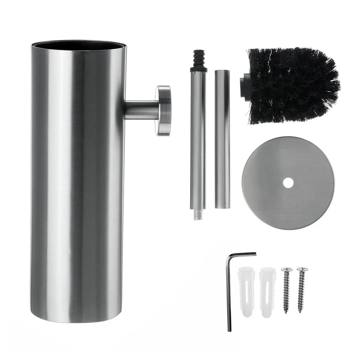 Stainless Steel Toilet Cleaning Brush - Wall Mounted & Easy Install - Image 4