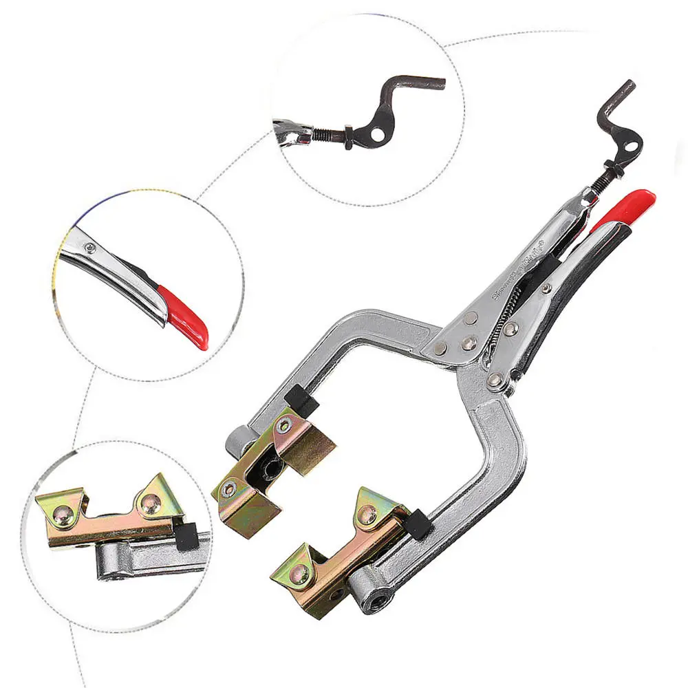 PG634V Adjustable Square Locking Pliers - 245mm Woodworking & Welding Clamp Tool - Image 2