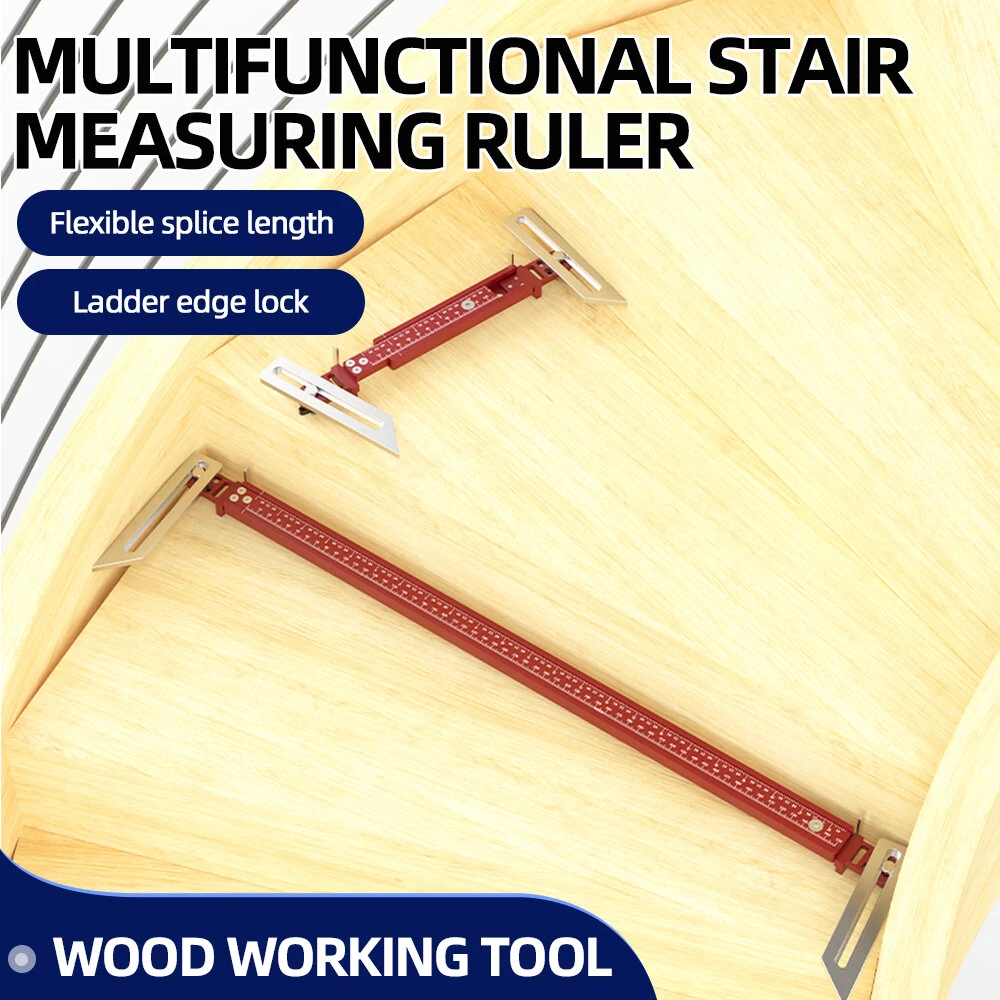 ENJOYWOOD LTG-002 Stair Tread Template Tool | Solid Stair Gauge & Layout Tool - Image 3