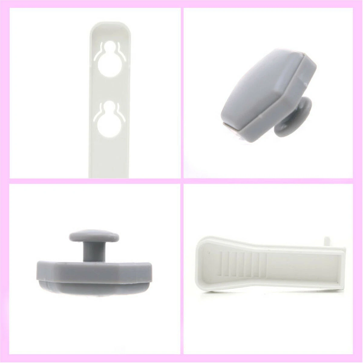 4pcs Triangle Bed Sheet Grippers - Mattress Holder Clips & Suspender Straps - Image 2