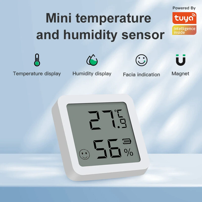 TH05 Mini Smart Bluetooth Temperature Humidity Sensor - 2 Pack | Long-Range & Real-Time Monitoring for Home Automation - Image 3