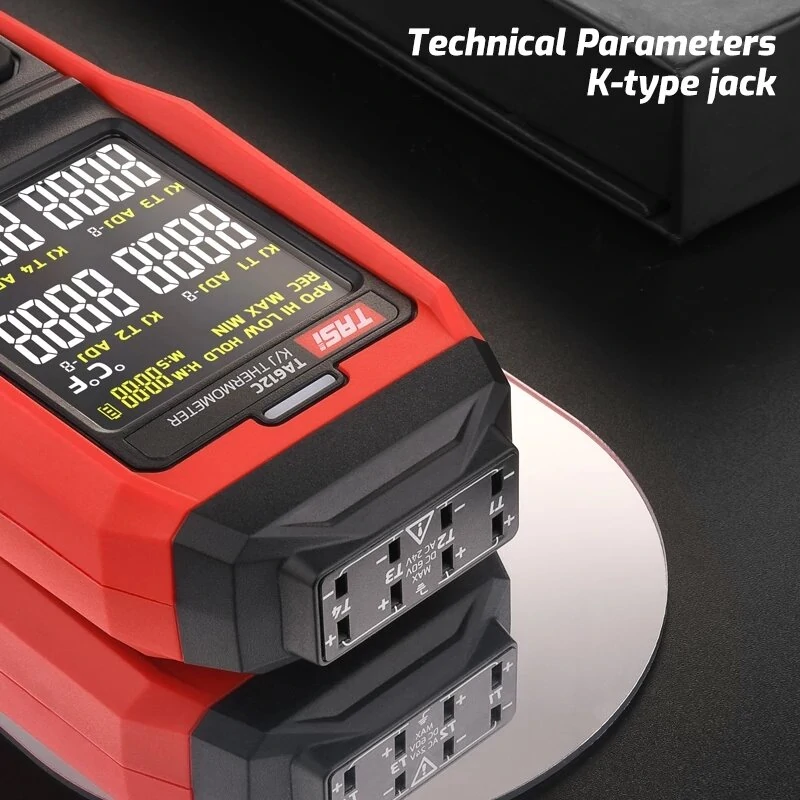 TA612 Digital Thermometer - LCD Screen Display - K/J Type Thermocouple - °C/°F Temperature Tester - Image 4