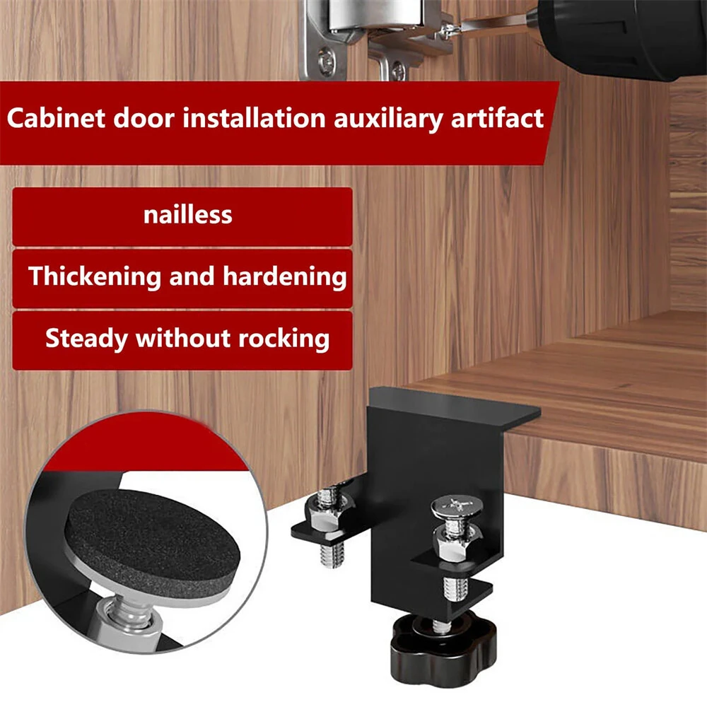 Stainless Steel Cabinet Door Clamp - Adjustable Installation Tool | Heavy Duty - Image 3