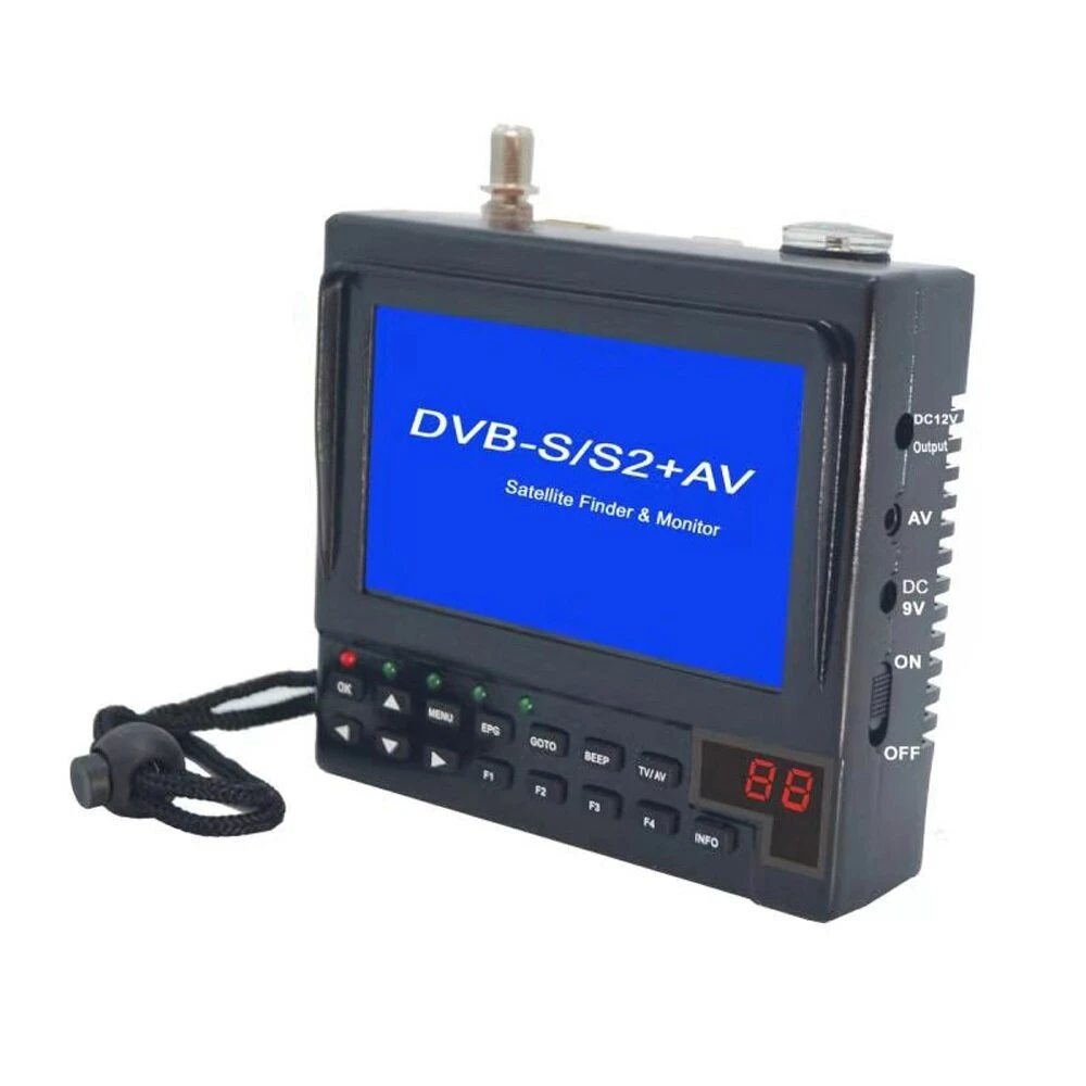 KPT-268AH DVB-S2 Sat Finder Meter - Full HD Digital Satellite Receiver MPEG-4 - Image 2