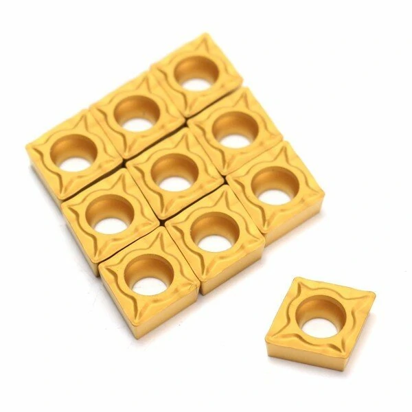 Machifit CCMT060204-HM YBC251 Carbide Insert - 10pcs Titanium Coated Cutter - Image 4