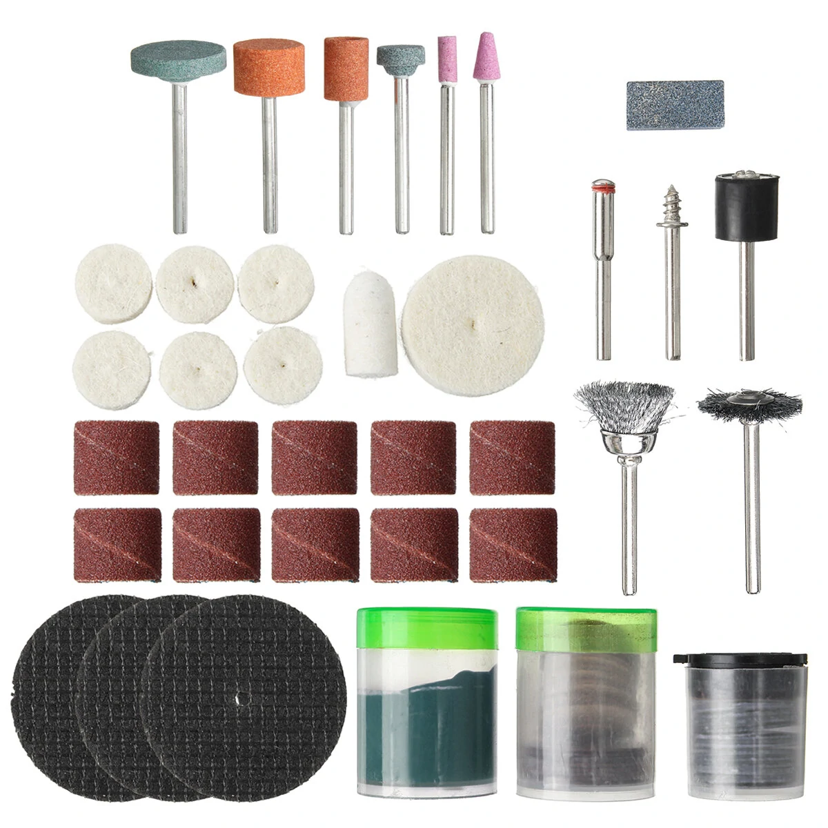 Dremel Bit Set - 105PCS Abrasive Tools for Wood & Metal Engraving | Rotary Tool Accessory - Image 2