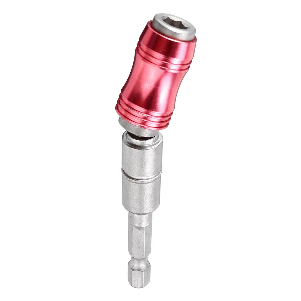 Drillpro Magnetic Pivoting Screwdriver Bit Holder - Angle Drill Guide Extension Adapter - Image 2