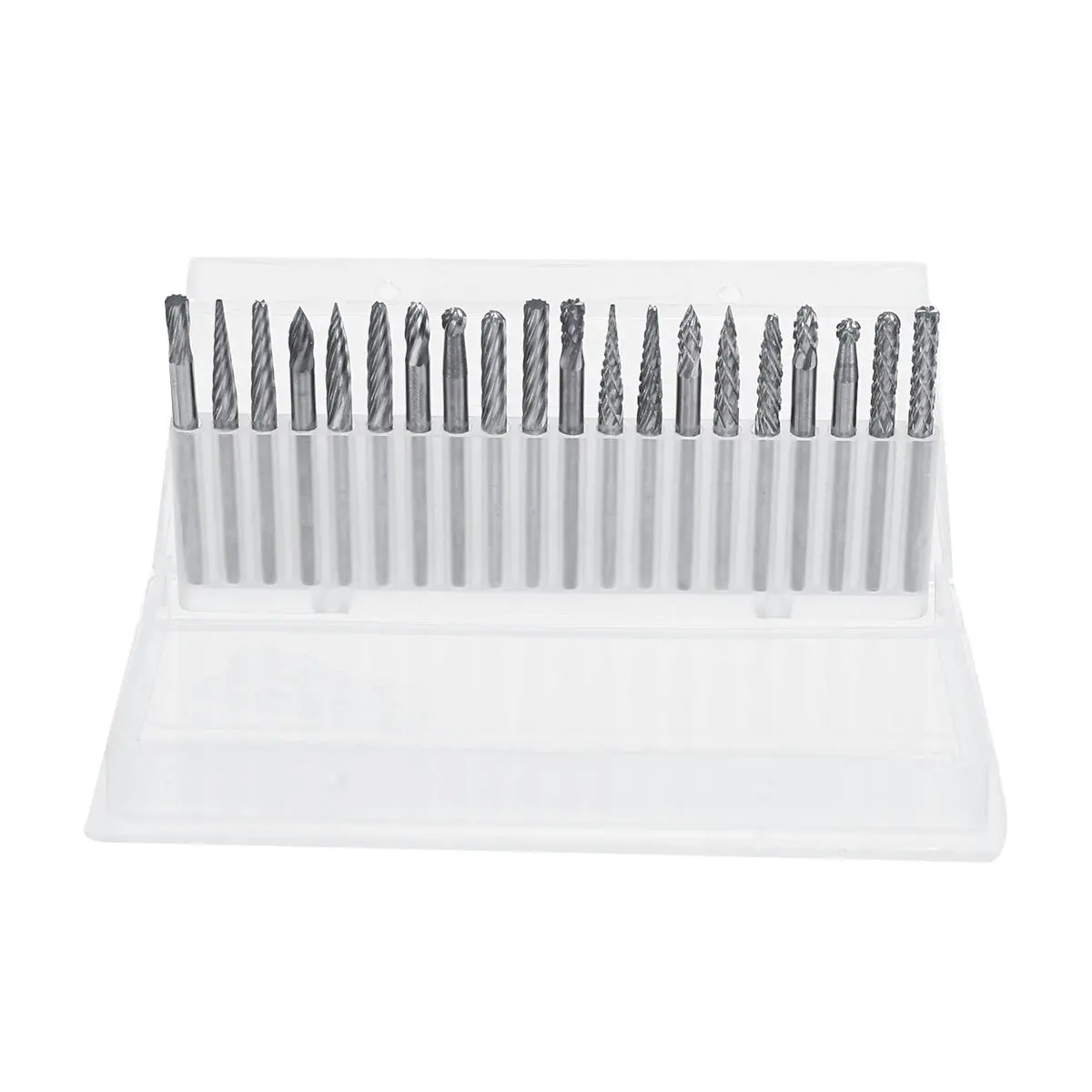 20Pcs Tungsten Steel Carbide Burrs Kit - 3x3mm Rotary Rasp Files & Grinding Tools - Image 2