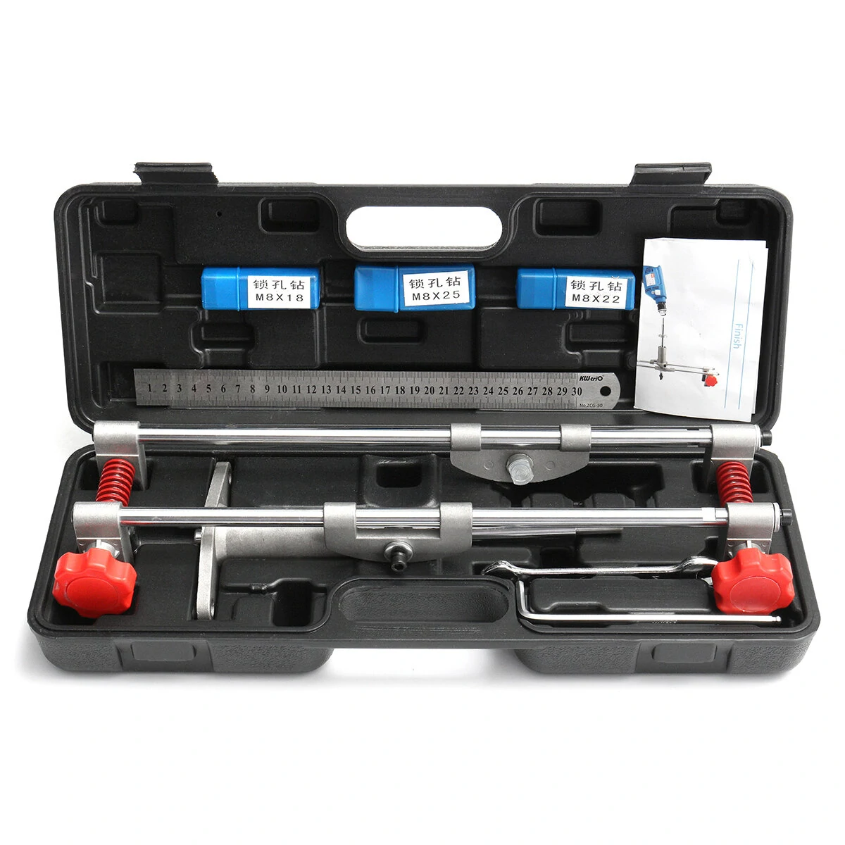 5 Minutes Door Lock Mortiser Jig Kit - 3 Cutters for Easy Installation - Image 2