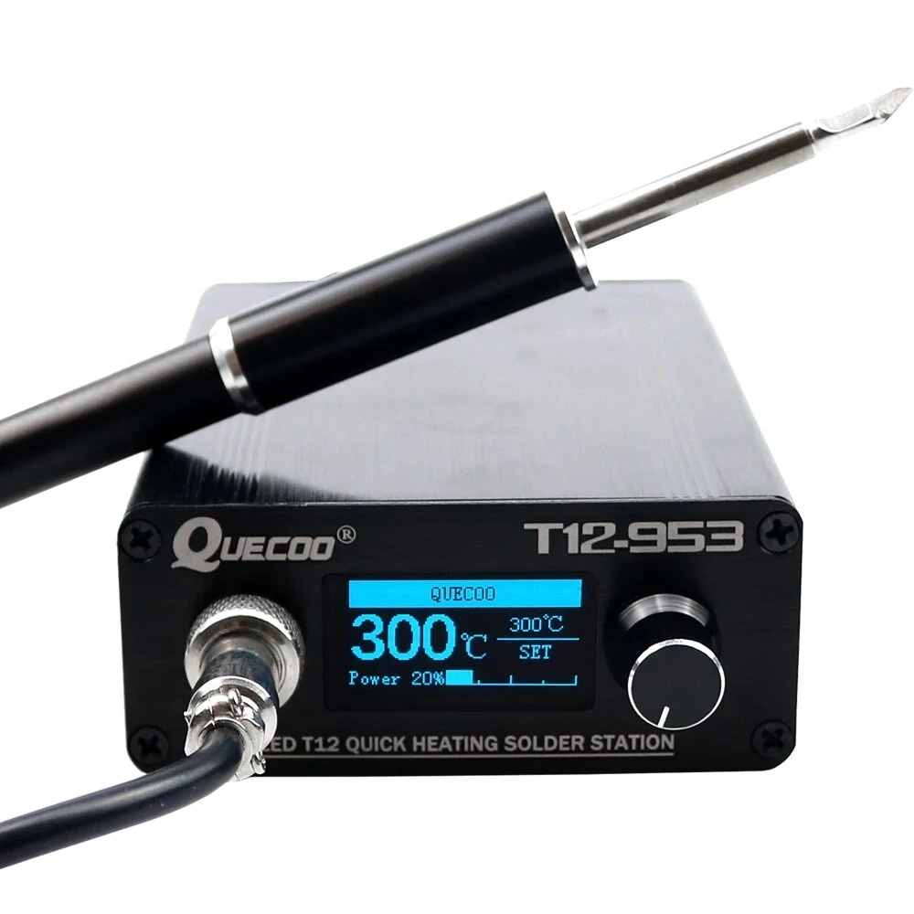 STM32 T12 Digital Soldering Station - 1.3 Inch OLED with M8 Metal Handle - Image 2