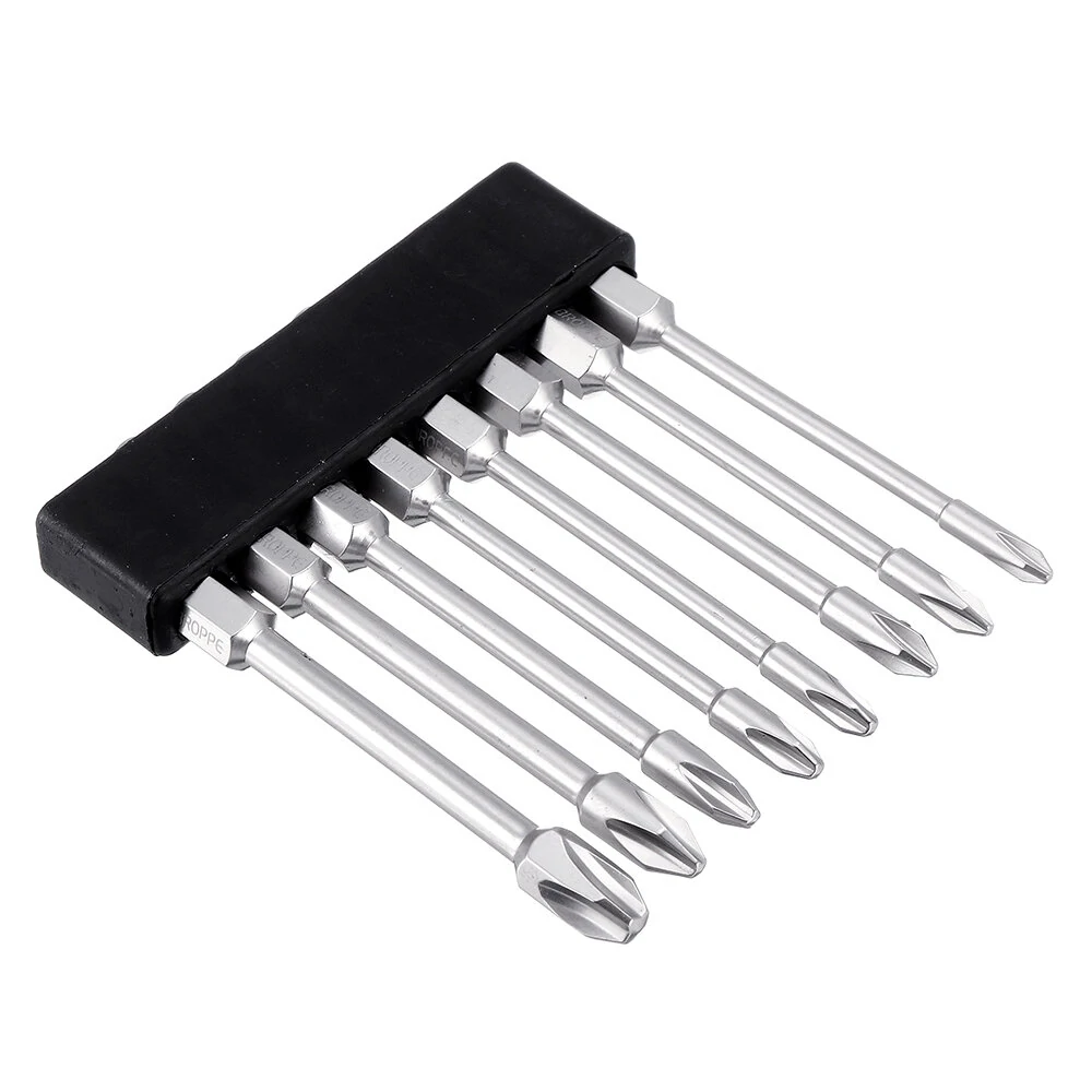 BROPPE 10Pcs Phillips Screwdriver Bit - 75mm Length S2 High Torque Magnetic - Image 5