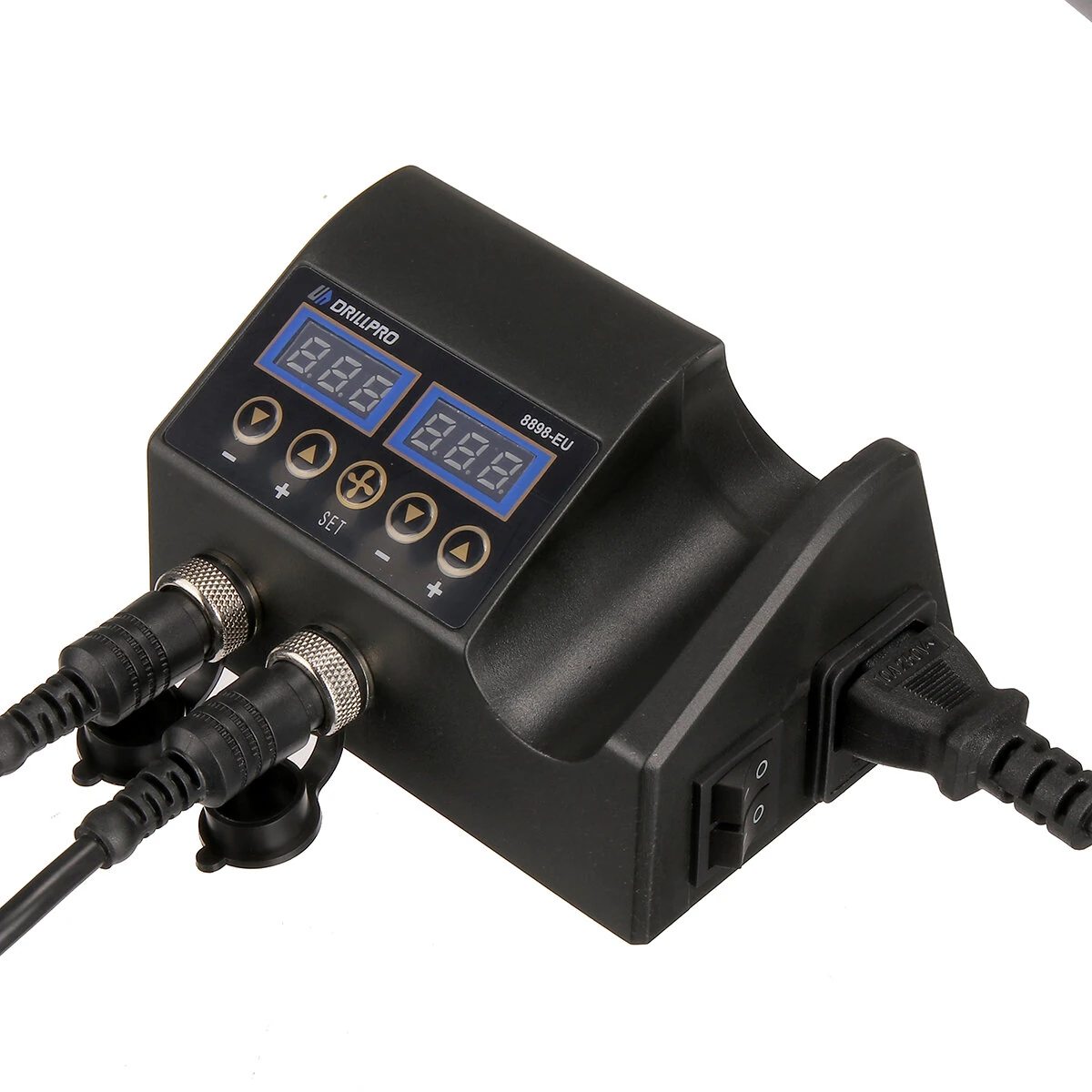 Drillpro 750W 2-in-1 Soldering Station | Hot Air & Iron | Dual LCD Display - Image 5