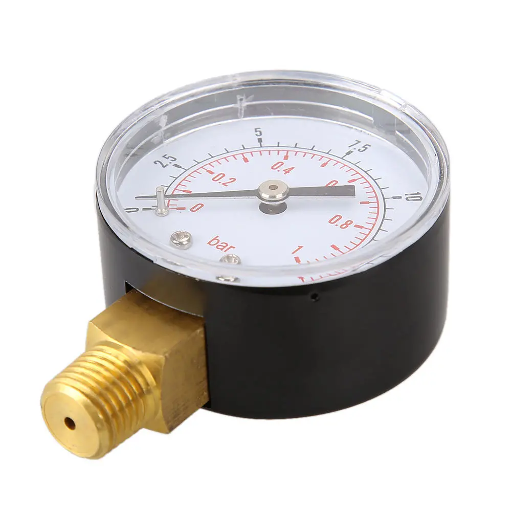 TS-50 Low Pressure Gauge | 0-15 PSI Fuel Air Compressor Manometer Hydraulic Tester - Image 3