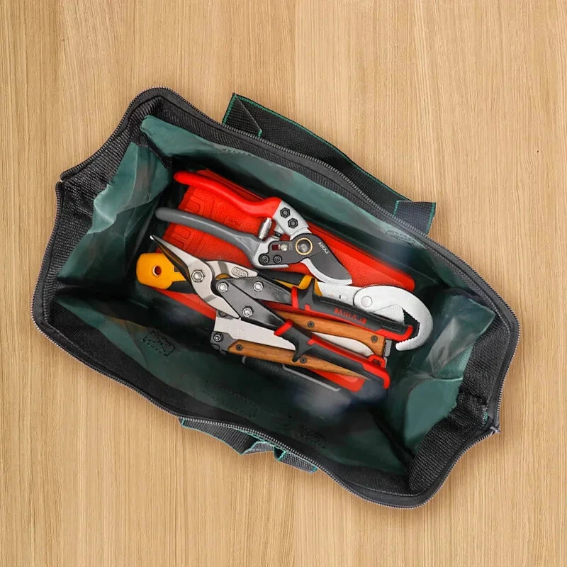 AIRAJ 13-Inch Waterproof Tool Bag - Portable Storage Organizer with Multiple Pockets - Image 3