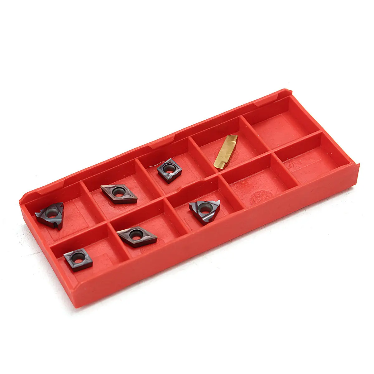 7pcs 10mm Shank Lathe Boring Bar Set - VP15TF Carbide Inserts Included - Image 2