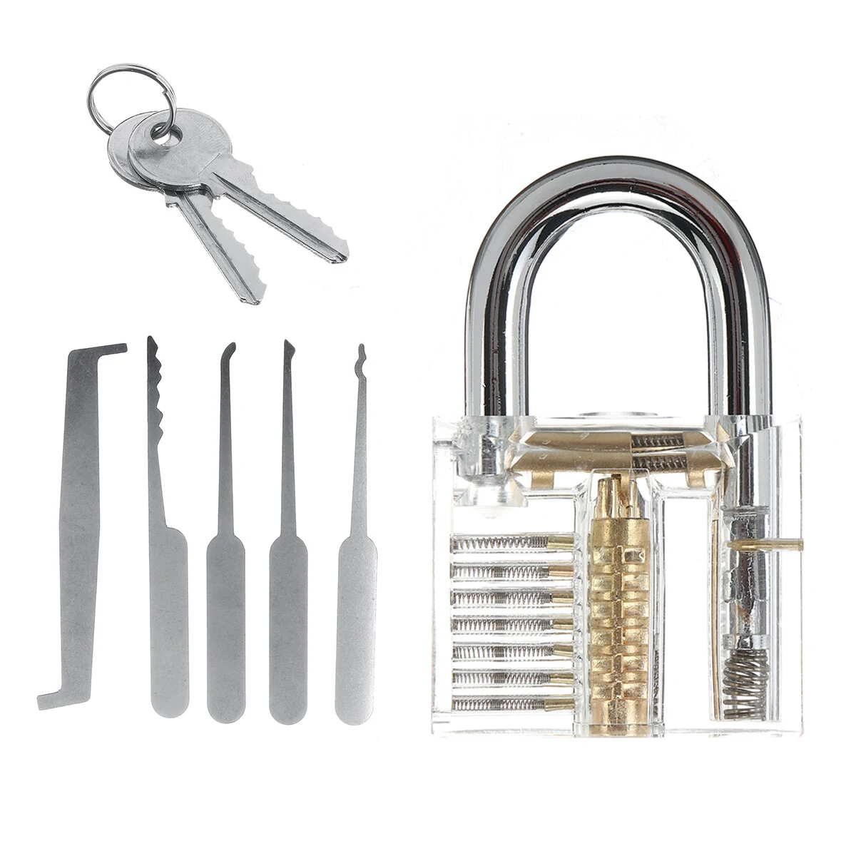 Unlocking Locksmith Practice Lock Pick Kit - 19-25 PCS with Key Extractor - Image 2