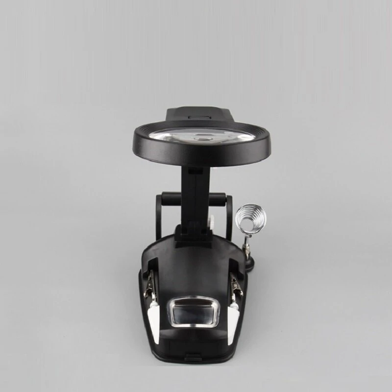 360 Degree Rotating Desktop Magnifier with LED Light - HD Magnifying Glass for Repair & Reading - Image 5
