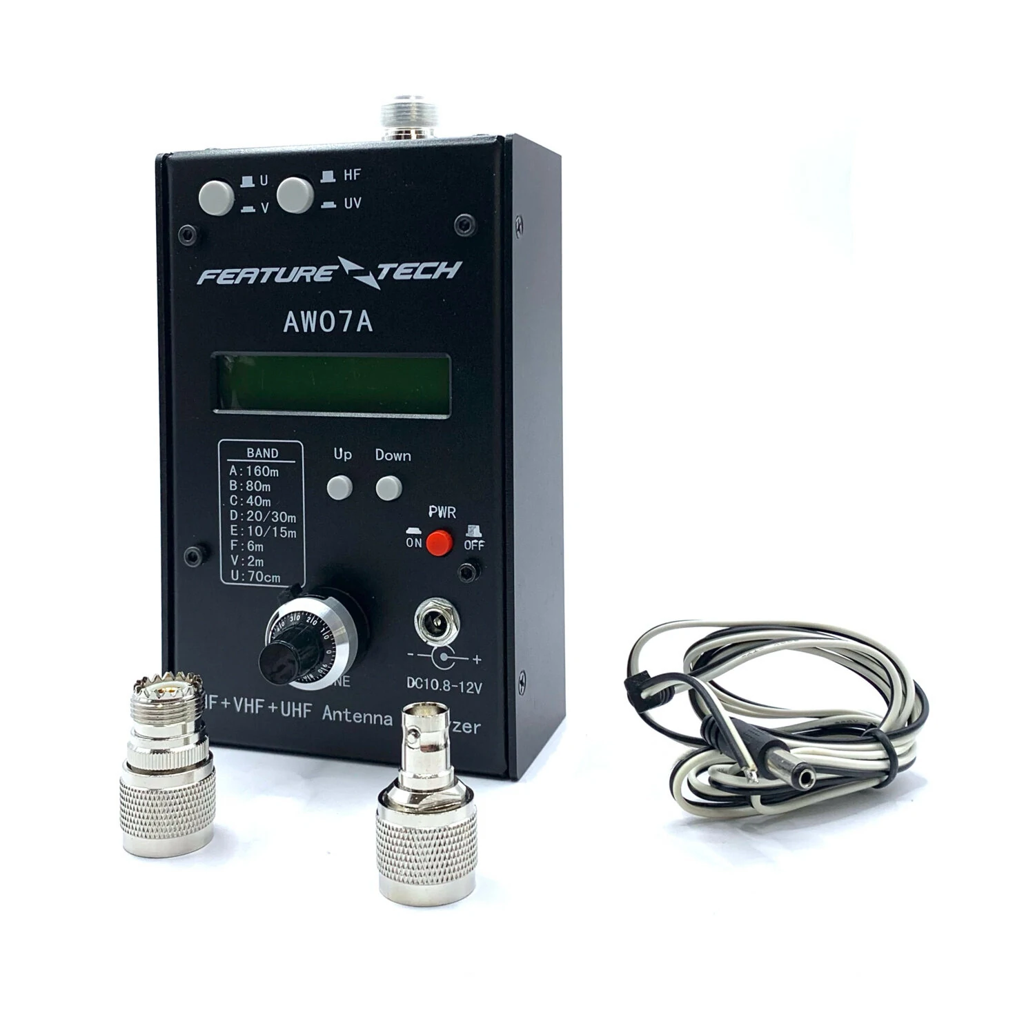 HF UV AW07A Antenna Analyzer - 160M to 490Mhz HF/VHF/UHF - SWR Meter for Ham Radio - Image 2