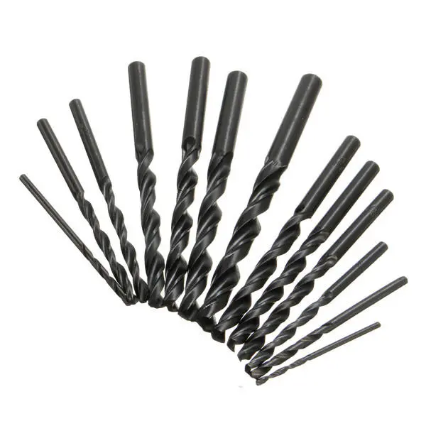 HSS Twist Drill Bit Set - 13pcs 1.5-6.5mm Straight Shank High Speed Steel - Image 4