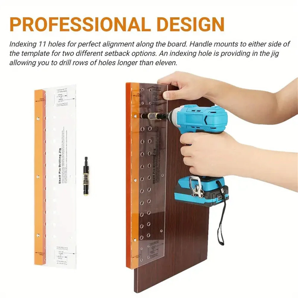 Bakelite Acrylic Door Hinge Drilling Plate | Multifunctional Vertical Hole Positioning Jig - Image 5
