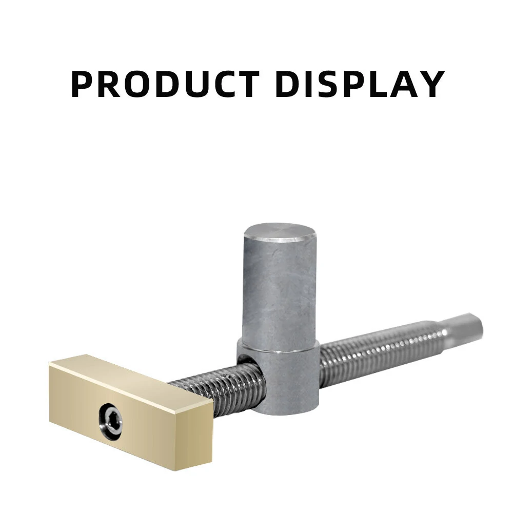 Woodworking Desktop Clip - 2PCS 19mm/20mm Brass & Steel Dog Hole Clamp | 4 Stop Fast Fixture - Image 5