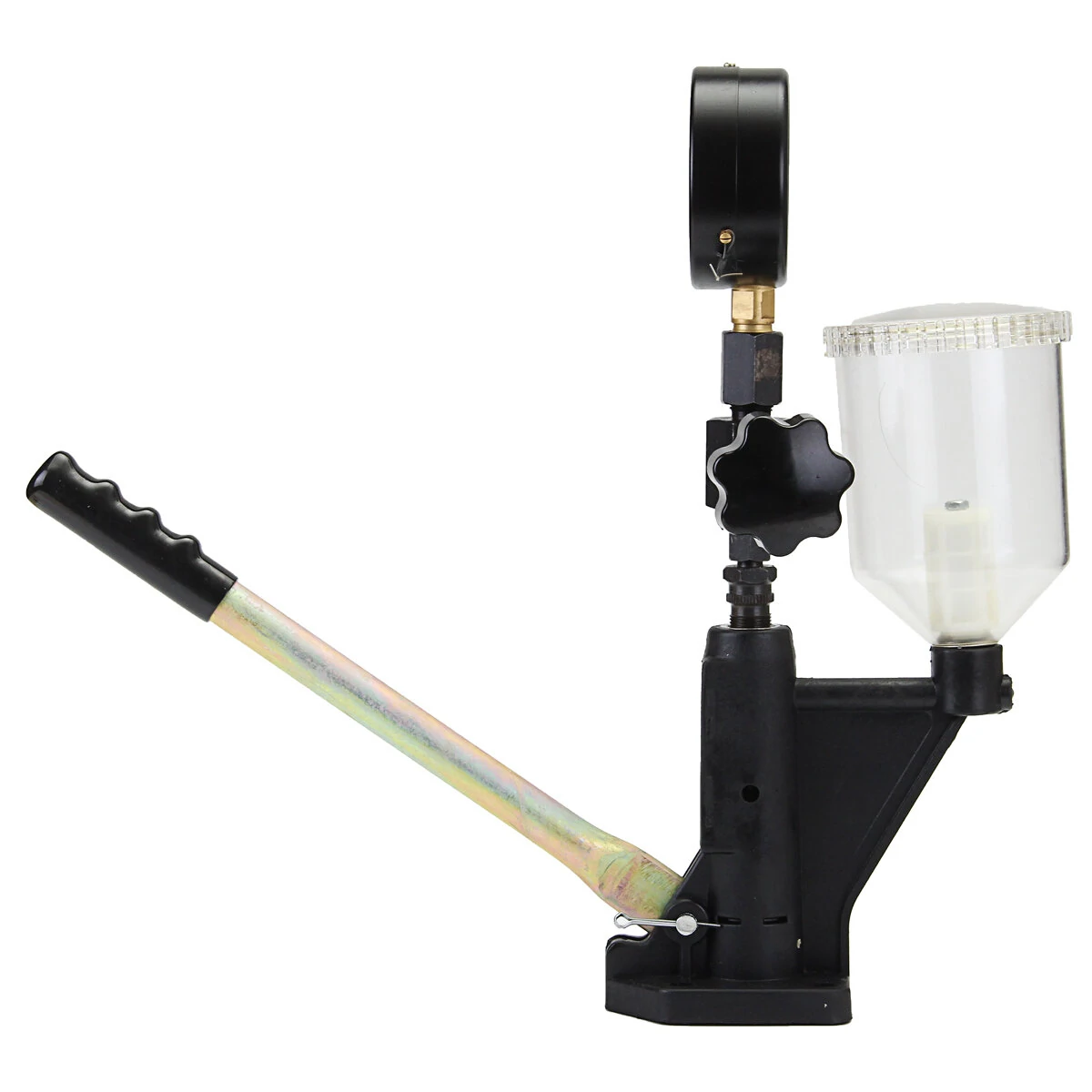 Black Steel Diesel Injector Nozzle Tester - 16x10x38cm Pressure Tester - Image 3