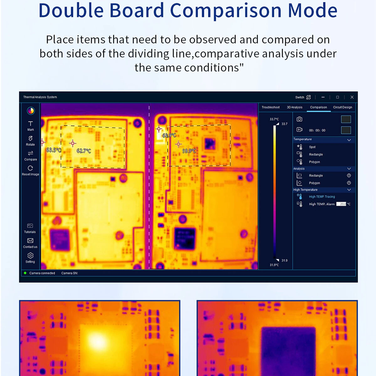 AV TOOLTOP T210 Thermal Imaging Camera - 256x192 IR - USB-C | -15°C to 600°C - Image 4