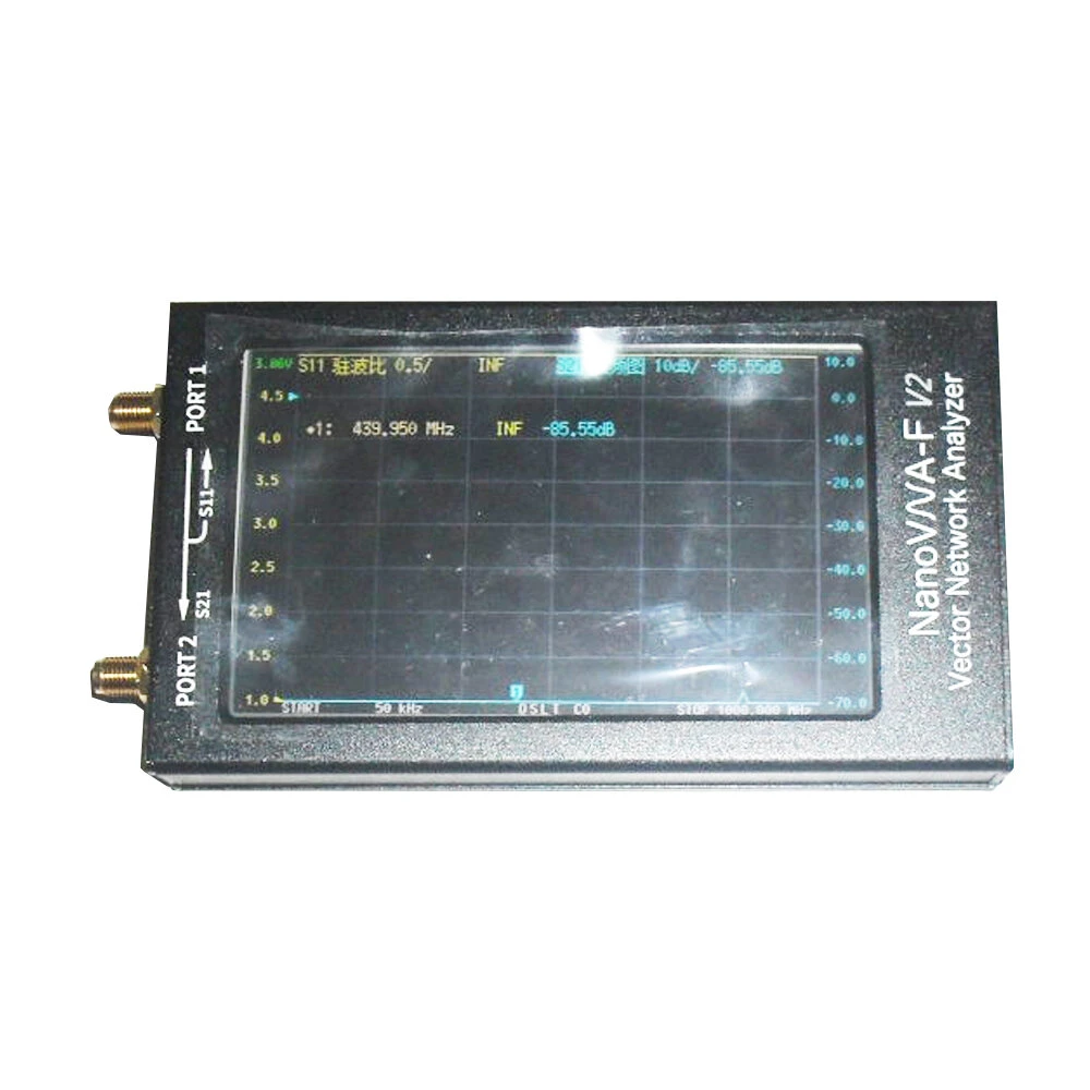 LZNanoVNA-F V2 Vector Network Analyzer | 50KHz-3GHz Antenna Tester | USB Nano VNA - Image 3